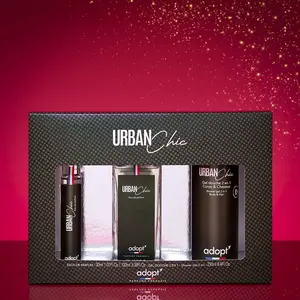 adopt Urban Chic Coffret eaux de parfums 30 ml et 100 ml + gel douche 250 ml pas cher