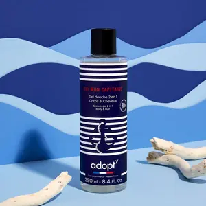 adopt Oh mon capitaine Gel douche 2 en 1 Corps et Cheveux 250 ml pas cher