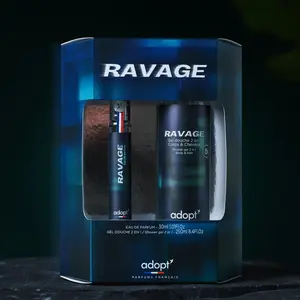 adopt Ravage Coffret Eau de parfum 30 ml + Gel douche 250 ml pas cher