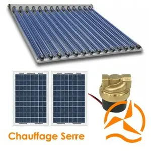 HD4K Kit chauffage solaire 12 Volts pour serre de 20 à 30 m2 avec capt...Vendu parcdiscount