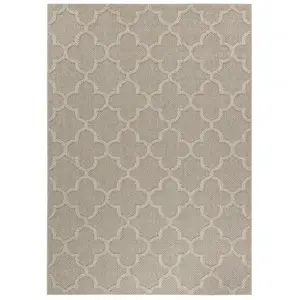STUDIO DECO Tapis effet jute naturel alhambra beige 160x230cm pas cher