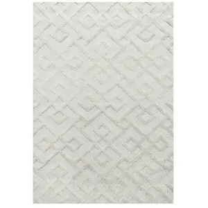 Muda - tapis berbère à relief - crème 200 x 290 cm PISA2002904708CREAM pas cher