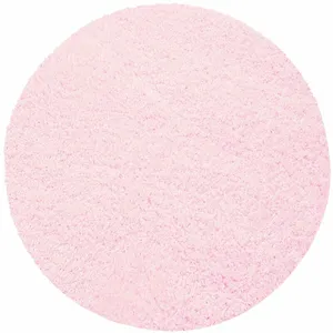 STUDIO DECO Tapis uni rond rose 120x120cm pas cher