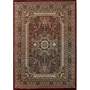 STUDIO DECO Tapis Salon Chambre Oriental Marocain Classique MARRAKESH (Rouge - 300x400cm) pas cher