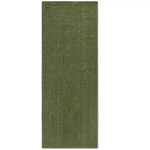 STUDIO DECO Tapis en Jute vert jungle 80x200cm pas cher