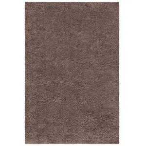 STUDIO DECO Tapis à poils longs SOFTY mocca 160x230cm pas cher