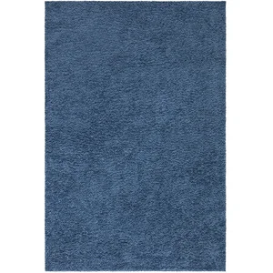 STUDIO DECO City - Tapis à Poils Longs doux softy, Tapis de Salon, Chambre, Couloir (Bleu marine - 160x230cm) pas cher