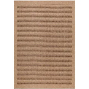 STUDIO DECO Tapis aspect jute beige et noir 200x290cm pas cher