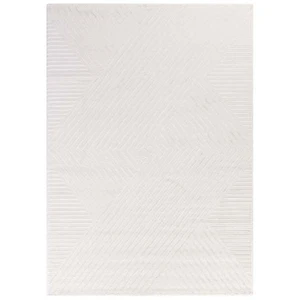 STUDIO DECO Tapis laineux à motif en relief Crème 140x200cm pas cher