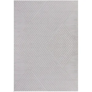 STUDIO DECO Tapis laineux à motif en relief Gris 160x230cm pas cher