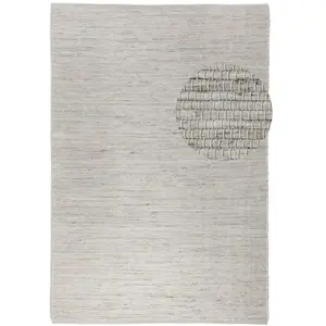 STUDIO DECO Tapis naturel en Jute HARMONY Blanc Ivoire 120x170cm 120 x 170 cm pas cher