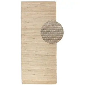 Tapis naturel en Jute HARMONY Beige Naturel 80x150cm 80 x 150 cm pas cher
