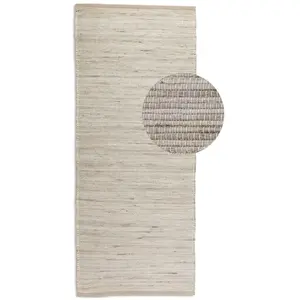 STUDIO DECO Tapis naturel en Jute HARMONY Greige 80x200cm 80 x 200 cm pas cher