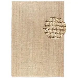 STUDIO DECO Tapis en Jute Bouclé JAIPUR Beige 120x170cm 120 x 170 cm pas cher