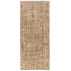 STUDIO DECO Tapis en Jute Bouclé JAIPUR Beige 80x200cm 80 x 200 cm pas cher