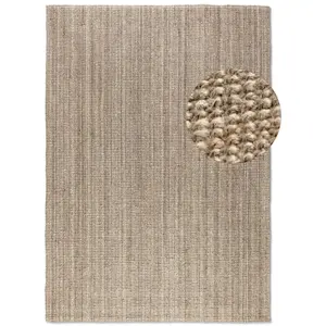 STUDIO DECO Tapis en Jute Bouclé JAIPUR Mocca 120x170cm 120 x 170 cm pas cher