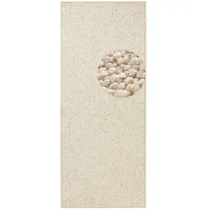 STUDIO DECO Tapis bouclé tufté WOOL Crème 60x90cm 60 x 90 cm pas cher