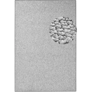 Tapis bouclé tufté WOOL Gris 160x240cm 160 x 240 cm pas cher