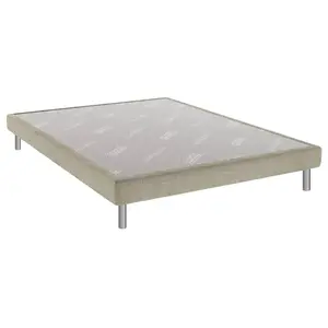 DUNLOPILLO Sommier Bellini beige 15 cm avec pieds 140x200Vendu pardarty