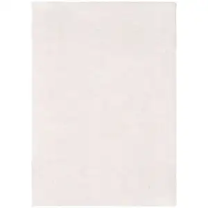 Tapis 160x230 cm LUZ coloris blanc pas cher