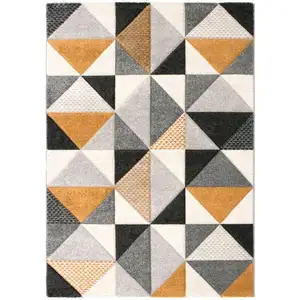 Tapis 160x230 cm THEO coloris multicolore pas cher