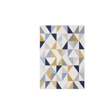 Tapis 160x230 cm THOR coloris bleu pas cher
