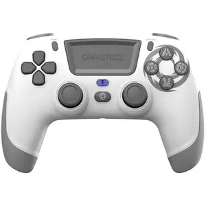 Comparateur de prix : Oniverse Manette sans fil Revolt pour PS4 PC et Mobile Bluetooth Blanc Lune