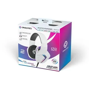 Casque gamer ONIVERSE Meteor Frost White