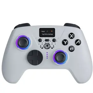 Manette Avec Ecran Sans Fil Bluetooth Aura - Oniverse - Radiant White pas cher