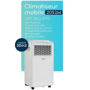 Comparateur de prix : OPTIMEA Climatiseur mobile 2000w 15m² OPC-B01-070
