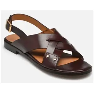 Sandales n°204 - Cuir - Ebène par Rivecour Marron 36 FemmeVendu parsarenza
