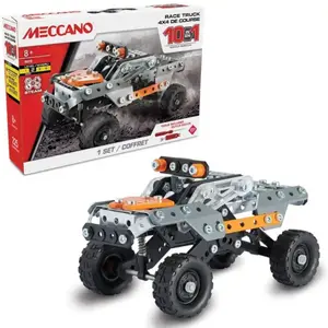 Meccano - BANDAI - Coffret de construction - Race Truck 10 en 1 - APM11115