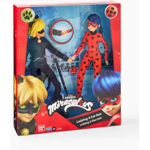 Comparateur de prix : Coffret De 2 Poupées De 26 Cm Ladybug Bandai - Le Pack De 2 Poupées