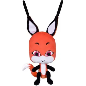 Peluche Trixx - Bandai - Miraculous - Kwami De L'Illusion Renard pas cher
