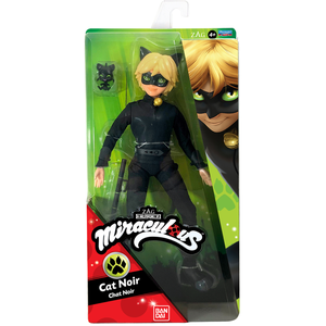 Comparateur de prix : Miraculous - Poupée mannequin 26 cm Chat Noir - BANDAI