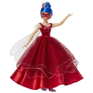 Comparateur de prix : Bandai Poupée articulée Marinette Ladybug robe de bal Miraculous 26 cm