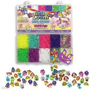 Comparateur de prix : Bandai Création perle et bijou SET MINI COMBO - LOOMI PALS - RAINBOW LOOM
