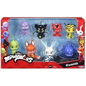 Comparateur de prix : Bandai - Miraculous - Pack de 8 kwamis   Collection de Mini-figurines - P50532