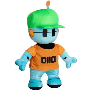 Grande peluche - BANDAI - Stumble Guys - Robot Guy - 30 cm pas cher