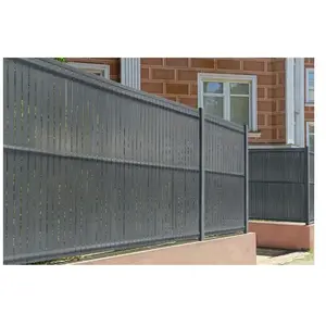 Comparateur de prix : CASANOOV Kit lamelles occultantes pvc 4m cinto H.190cm Gris