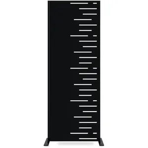 Casanoov - Panneau décoratif arlberg noir H.160cm motifs côté droit pas cher
