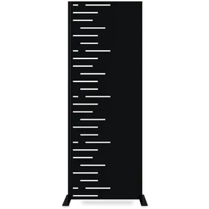 Panneau décoratif arlberg noir H.160cm motifs côté gauche