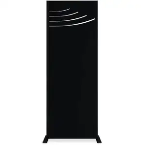 CASANOOV Panneau décoratif veleta noir H.160cm motifs sur le haut pas cher