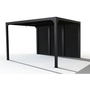 Comparateur de prix : Habrita - pergola bioclimatique 10.8m² gris anthracite - per36v30bi TU