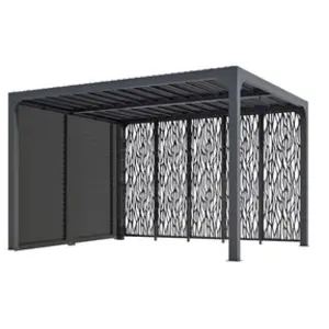 Comparateur de prix : HABRITA - Pergola bioclimatique ALUMINIUM - 10,80 m²