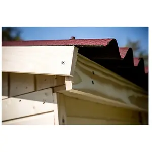 Abri de jardin sans plancher 7.62m² bois naturel Habrita ed2828.02 pas cher
