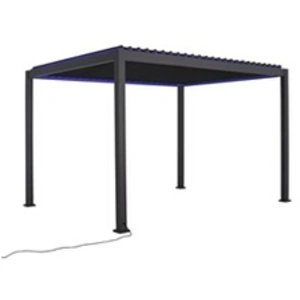 Comparateur de prix : Pergola bioclimatique aluminium ouverture lames motorisée télécommande