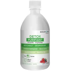 Comparateur de prix : Granions Minceur Détox Boisson Fruits Rouges 500ml
