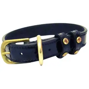 Collier pour chien Cavaletti Strass Marron 45 cm CAP03O pas cher