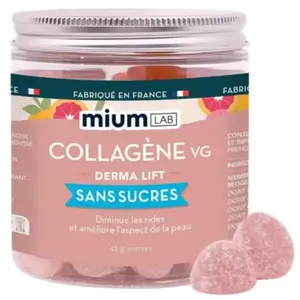 Comparateur de prix : Mium Lab Gummies Collagène VG sans sucre - 42 gummies